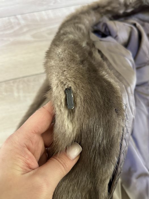 Натуральна норкова шуба 120 см (стан новоі)