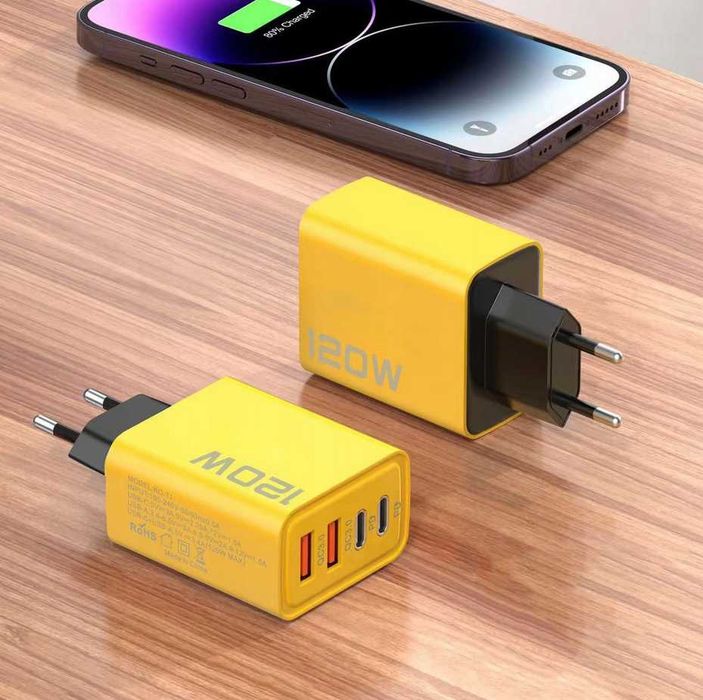 2x Szybka ładowarka sieciowa USB TYPE-C 120W QC 3.0 PD do telefonux