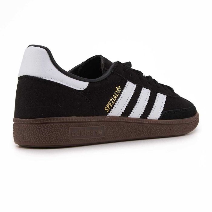 Мужские кроссовки Adidas Spezial Black-White-Brown. Размеры 40-45