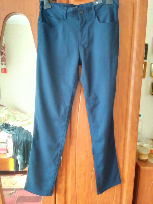 Штани чоловічі темно синього кольору 46 розмір,нові