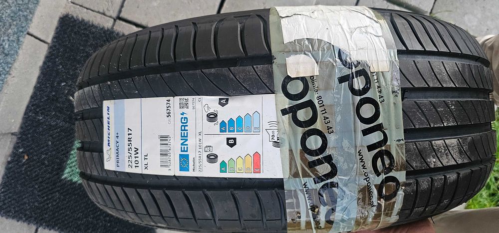 Opona michelin primacy 4+ 225/55/17