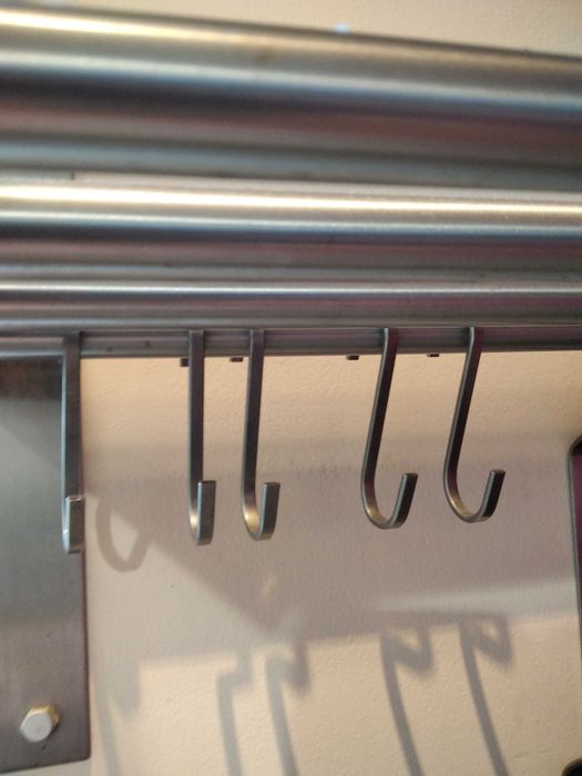 Ikea Półka ścienna kuchenna stal nierdzewna 80 cm x 265 cm