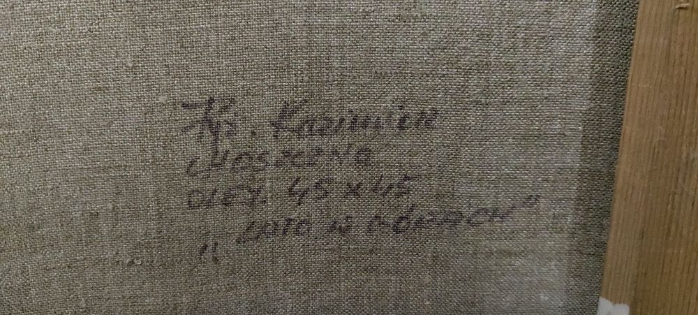 Obraz pt. "Lato w Górach"- 45 x 45cm  autor - Kazimierz