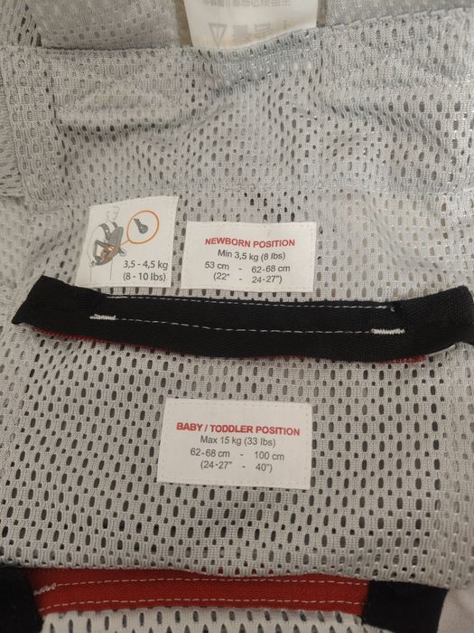 Nosidło Babybjorn one air - Mesh Szary