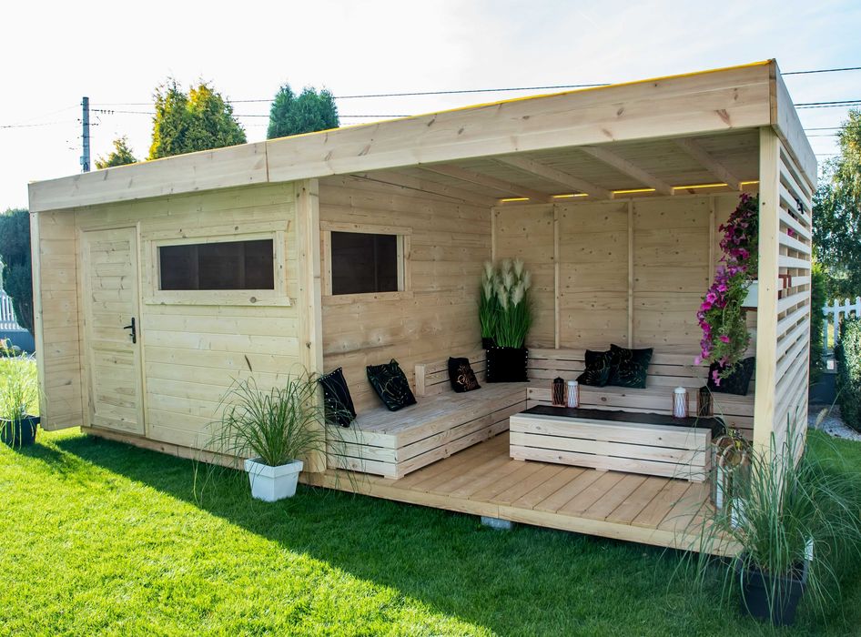 DOMEK na ROD 6x3 domek 3x3 altana 3x3 domek 4x4 altana 4x4 MDN10