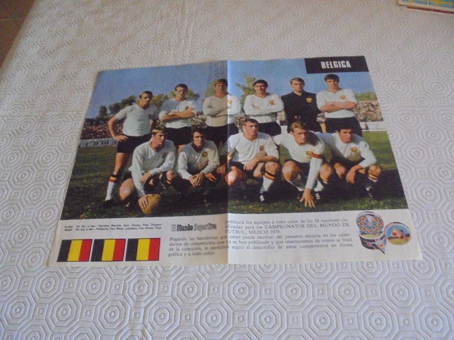 Posters (24X32) de Seleções de Futebol no Mundial do México de 1970