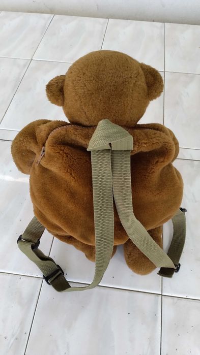 Mochila pequena criança urso