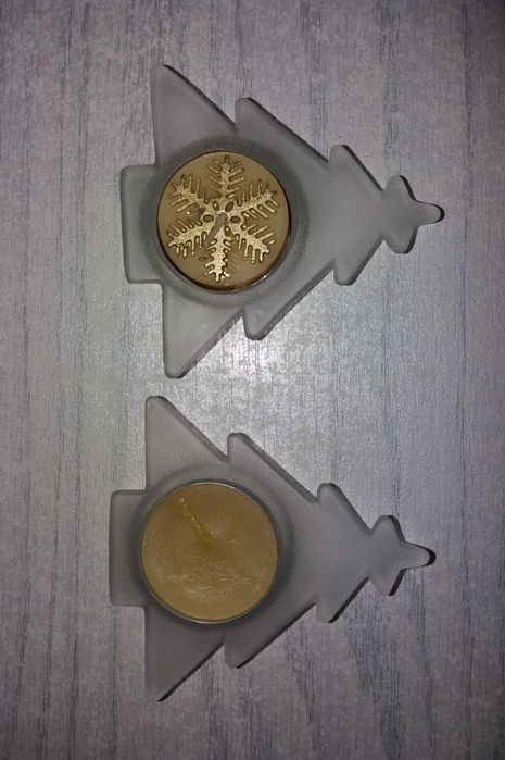 Новогодний декор подсвечники Новорічний різдвяний декор