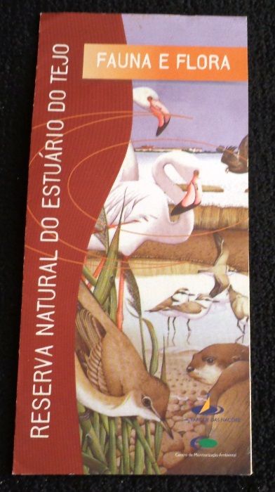 "Reserva Natural estuário do Tejo" - Folheto desdobrável