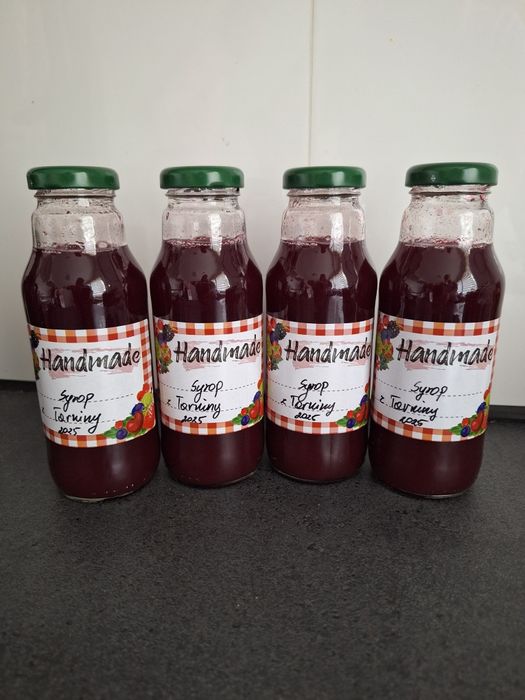 Zestaw 4 syropów z tarniny