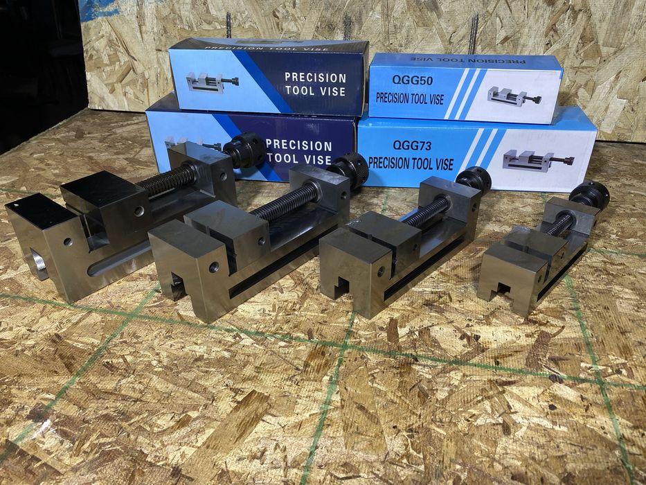 Тиски станочные прецизионные двухзажимные Qq 93100,125,160 мм