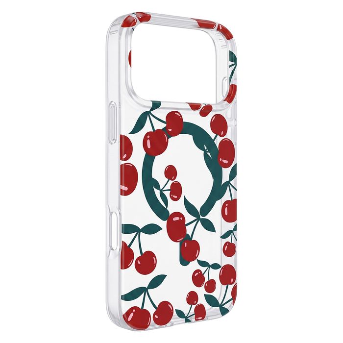 Nakładka Cherry Mag do iPhone 15 Pro 6,1" transparentna