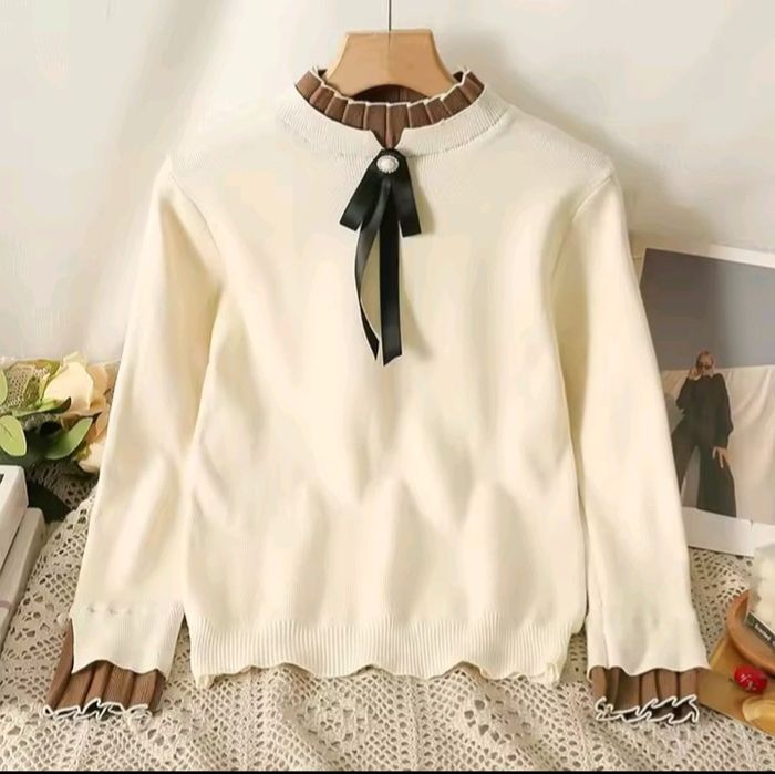 Полувер святковий джемпер кофта блуза на 8 березня гольф кофтинка 2xl