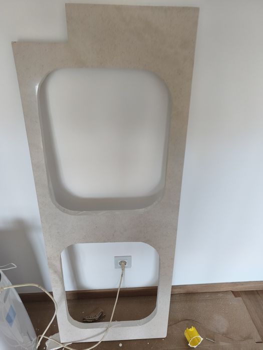 Bancada Moleanos wc + Lavatorio Sanitana NEXO 56 para encastre