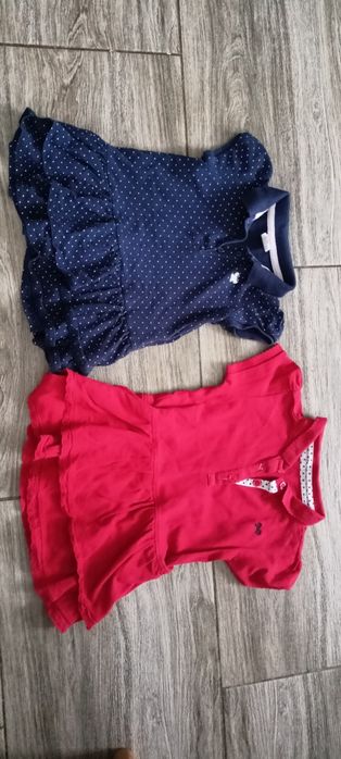 Czerwona sukienka Polo r80/86