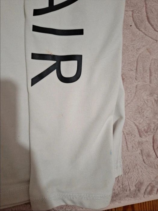 Biały longsleeve bluzka z długim rękawem Nike Air S