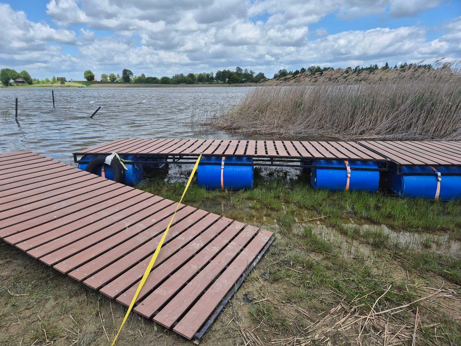 Pomost  pływającu 4 elementy 5m/2,2m plus trap Okazja! Sprzedaż/Zamiana