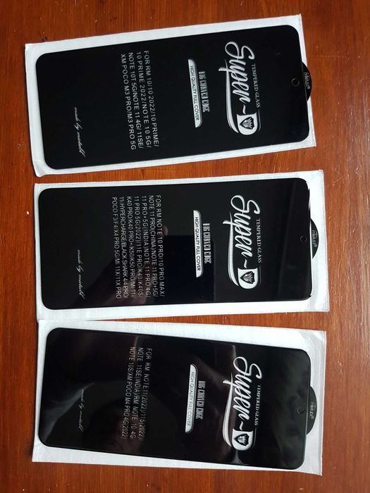Super D захисне скло Xiaomi Redmi Note 9 10 11 pro гурт