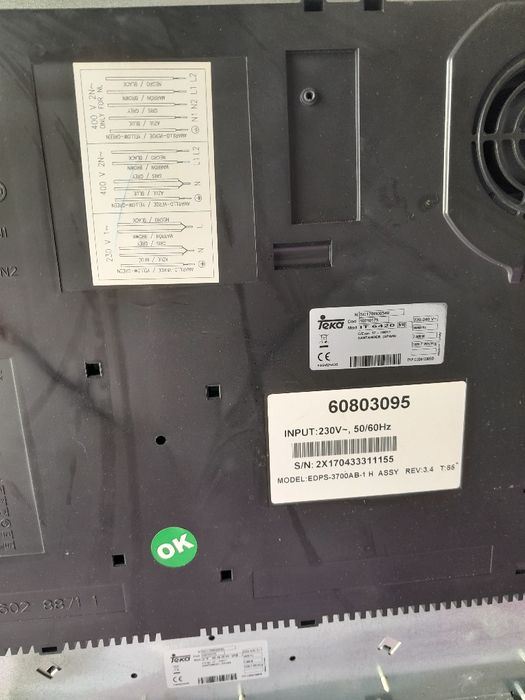 Placa indução problema na ligação