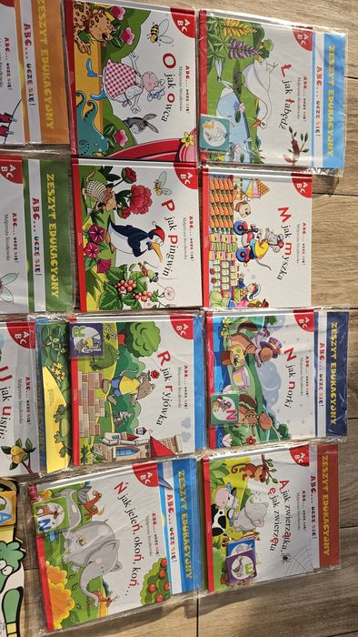 ABC Uczę się 14 książek z tablicą magnetyczną