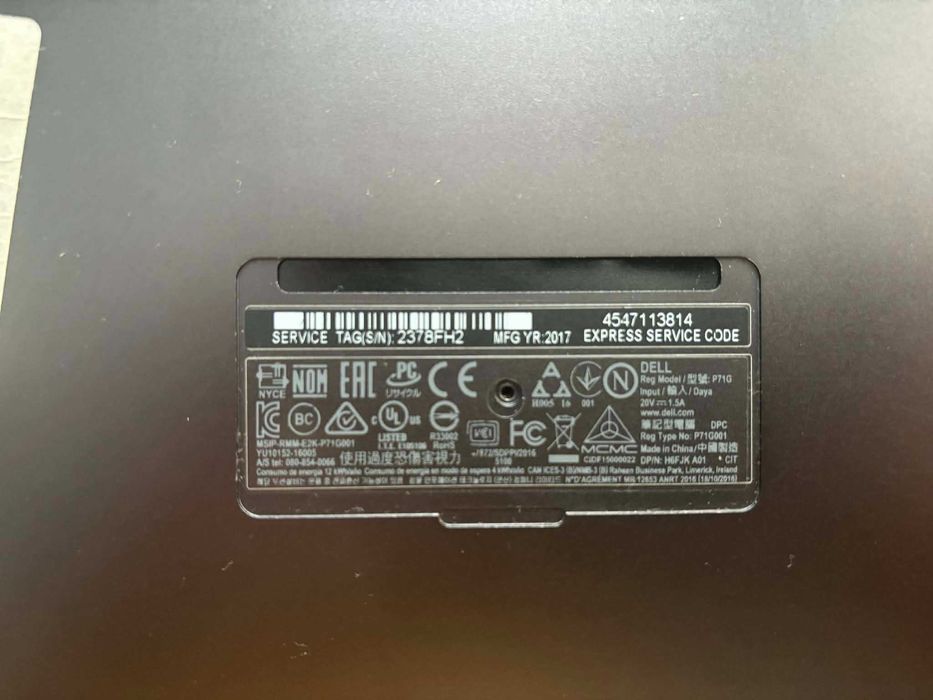 Laptop Dell Xps13 9365