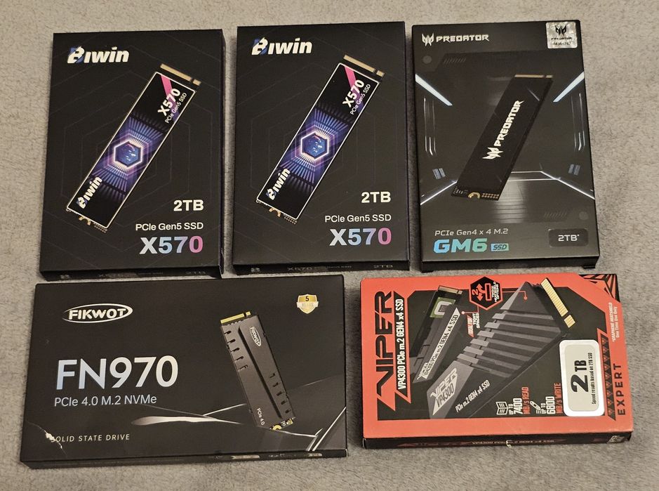 SSD M.2 1Tb - 2Tb
