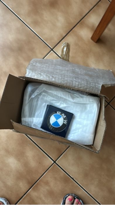 Grill nerki BMW E39 logo zestaw
