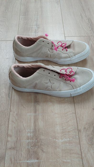 trampki, tenisówki Converse, skóra r. 39