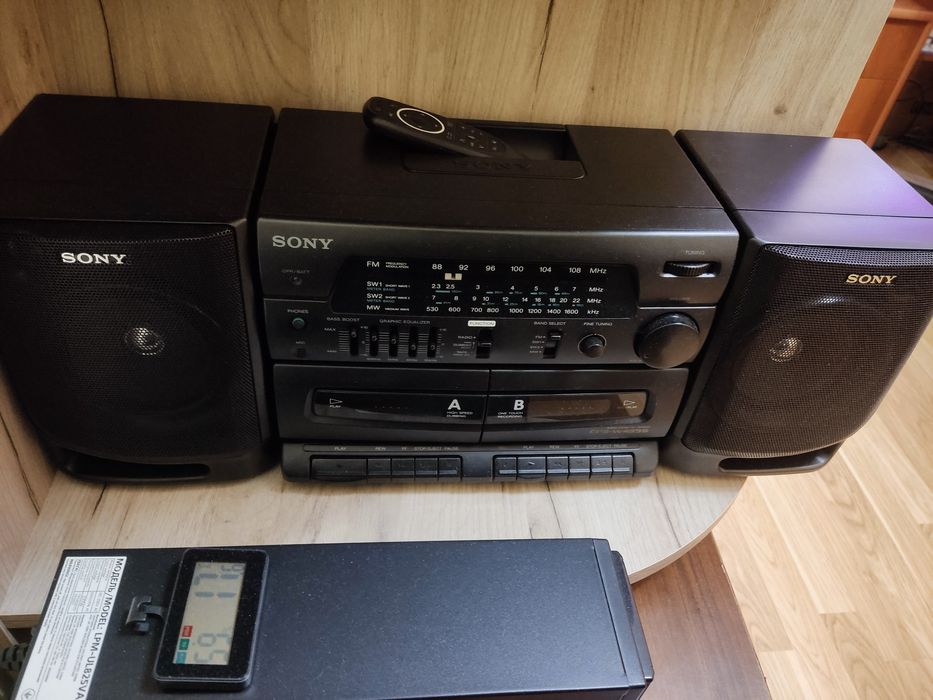 Касетна магнітола Sony CFS-435W 95рік. Бумбокс! Блютуз!