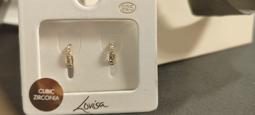 Srebrne kolczyki Lovisa