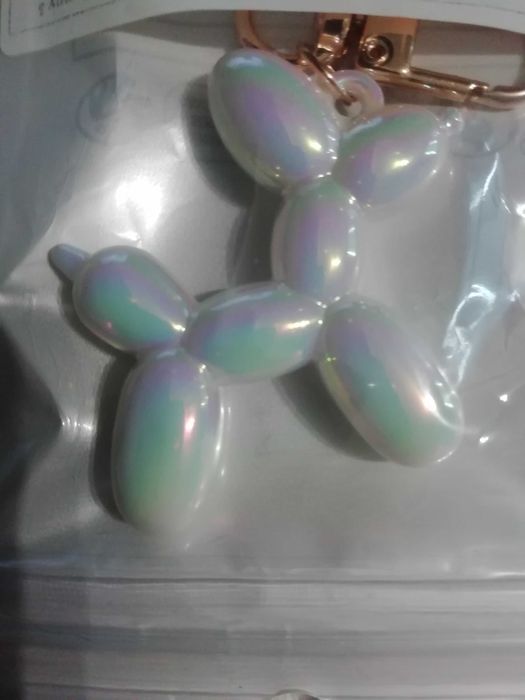 Porta-chaves forma de cão balão simples