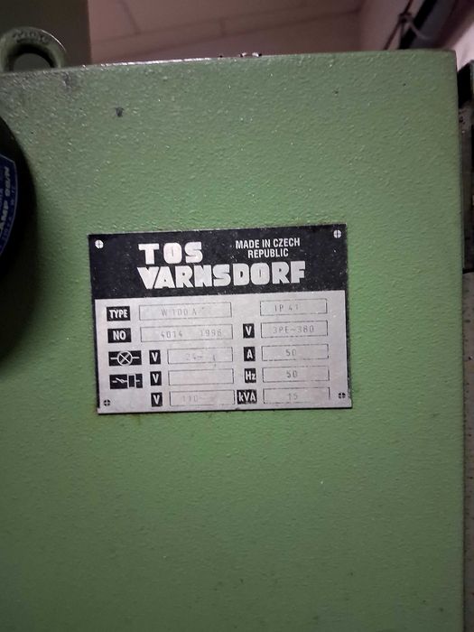Mandriladora Tos vansdorf W100A
