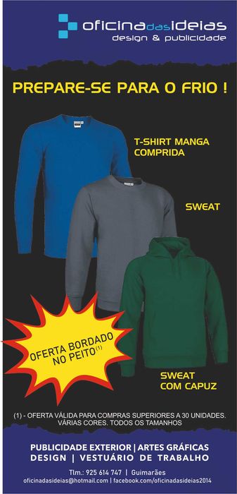 Prepare-se para o frio !  Vestuário de trabalho