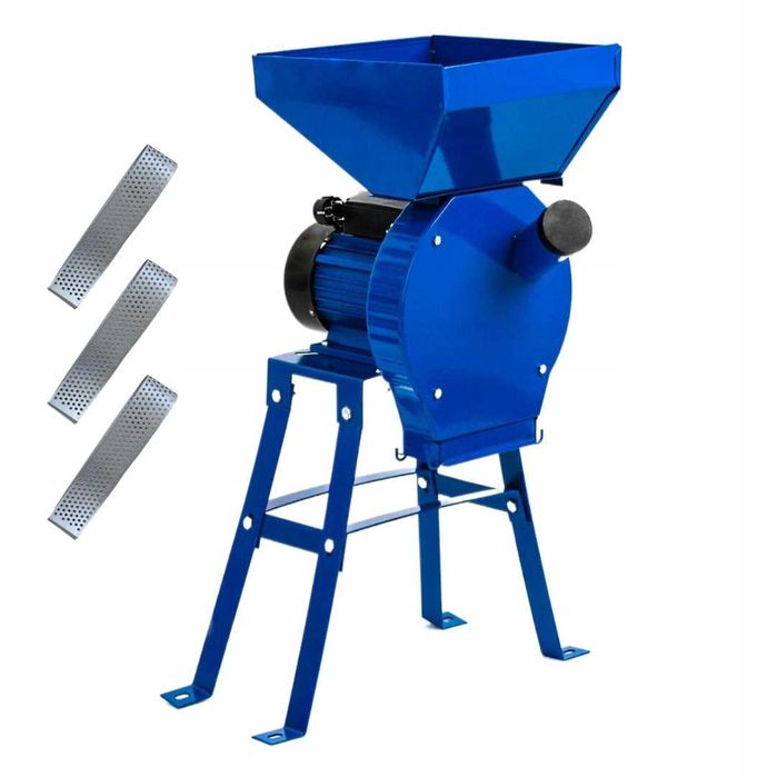 MŁYNEK ŚRUTOWNIK do zboża pasz paszy 3,9 kW 3 x sita rozdrabniacz + stojak