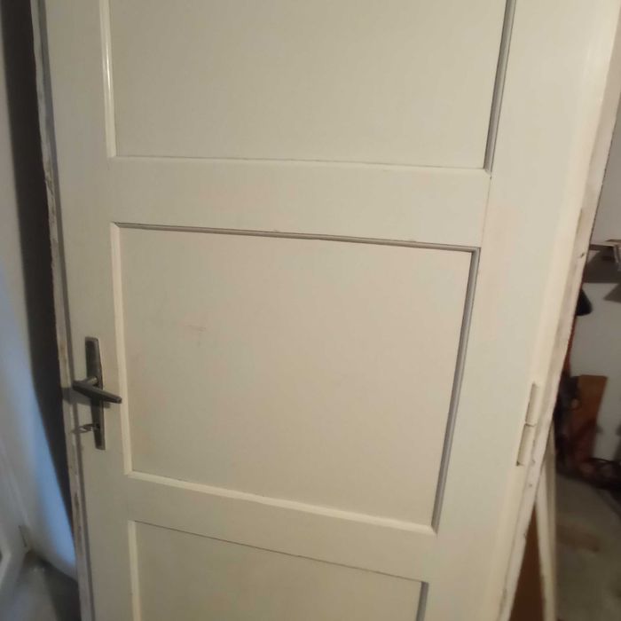 Drzwi drewniane wewnętrzne  80tki z demontażu