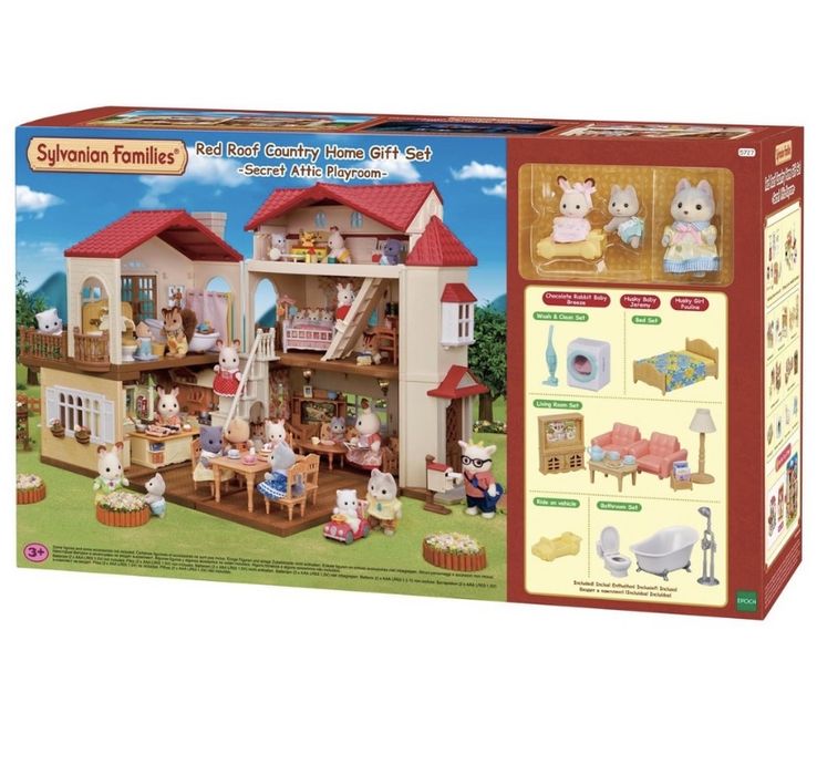 Будинок red roof  світло сільвашки sylvanian families calico critters