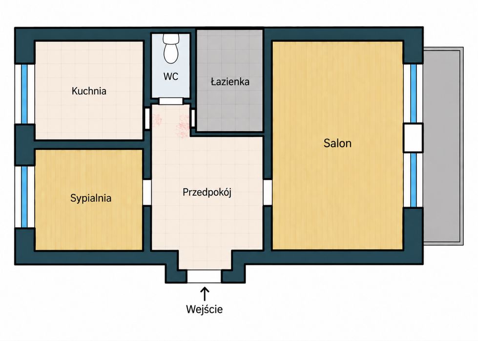 Mieszkanie – Strzyżawa, powiat bydgoski - Widok 2
