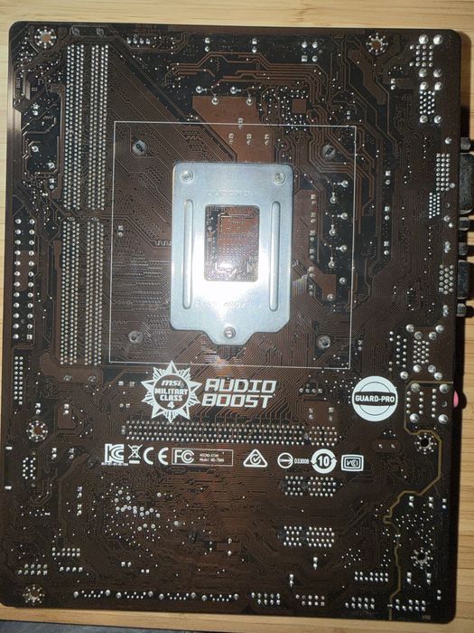 Płyta główna h110m PRO-VD Intel i5 7400 GTX 1060 3 GB RAM 8 GB