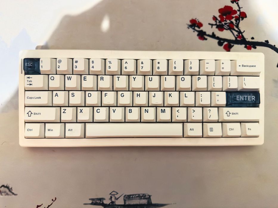 Бездротова механічна клавіатура Cidoo qk61 v2 (White/Без коробки)
