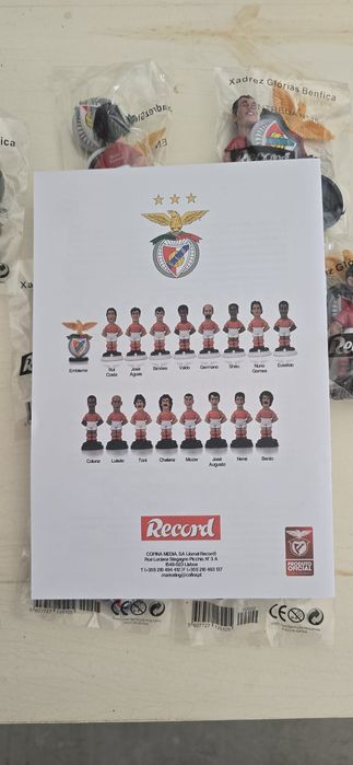 Jogo de Xadrez " Glorias SLB" Benfica - Novo / Completo