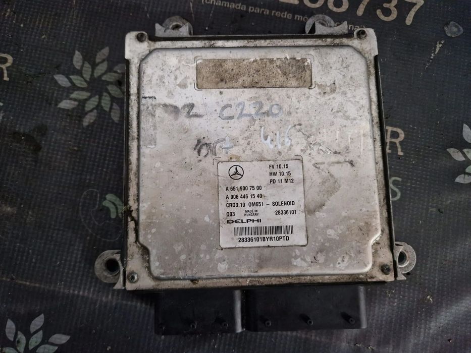 Centralina usada DELPHI A 651 900 75 00 MERCEDES W204 651 2.2 CDI
