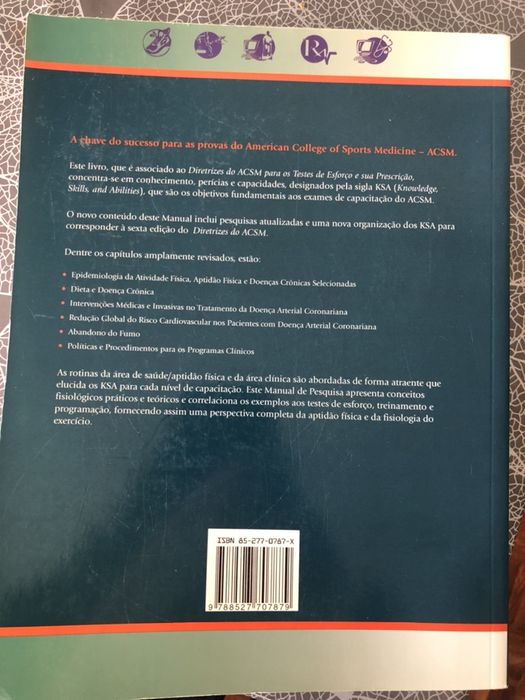 ACSM - manual de pesquisa das diretrizes do acsm para os testes de esf