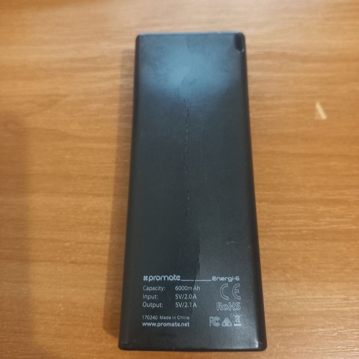 Повербанк Promate 6000 вживане.