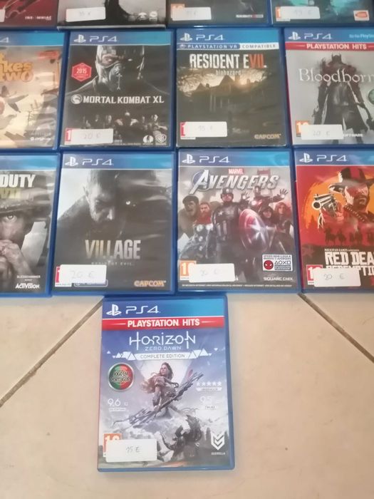 jogos usados PS4, varios preços , ver fotos