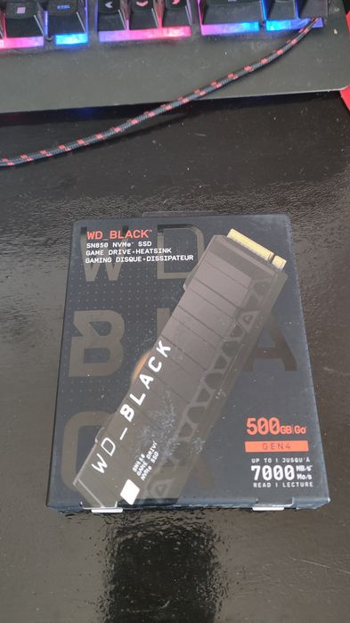 SSD Western Digital com Heatsink 500gb