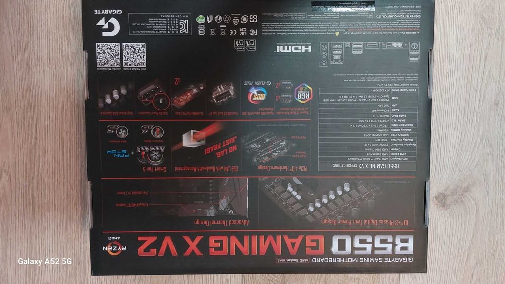 Sprzedaje Procesor AMD Ryzen 5 5600 BOX  + Płyta główna GIGABYTE B550