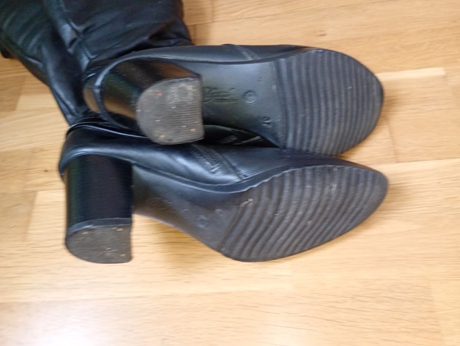 Чоботи шкіряні зимові 37 р.