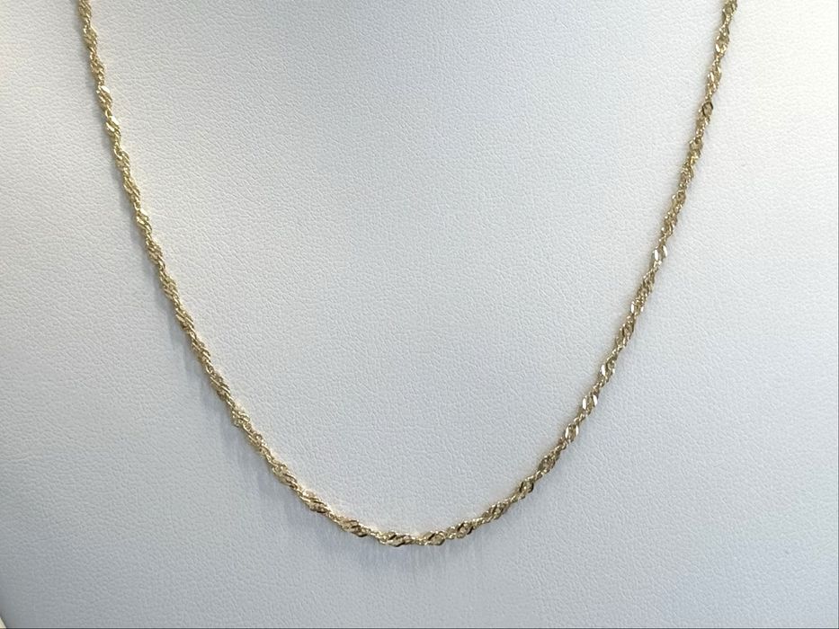 Złoty łańcuszek 585 dł. 45 cm waga 2,24 g