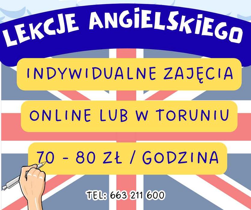 KOREPETYCJE Z ANGIELSKIEGO dla dzieci i młodzieży. Zapraszam!
