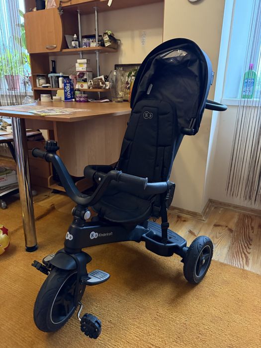 Триколісний велосипед Kinderkraft Easytwist Black